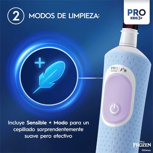 Braun Oral-B Cepillo de Dietnes Vitality Pro Kids 3+ Frozen (D103.413.2K)
