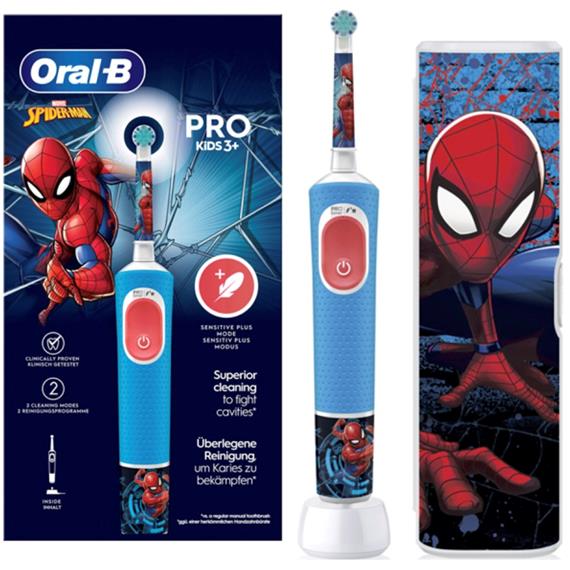 Braun Oral-B Cepillo Pro Kids 3+ Spiderman (D103.413.2K)