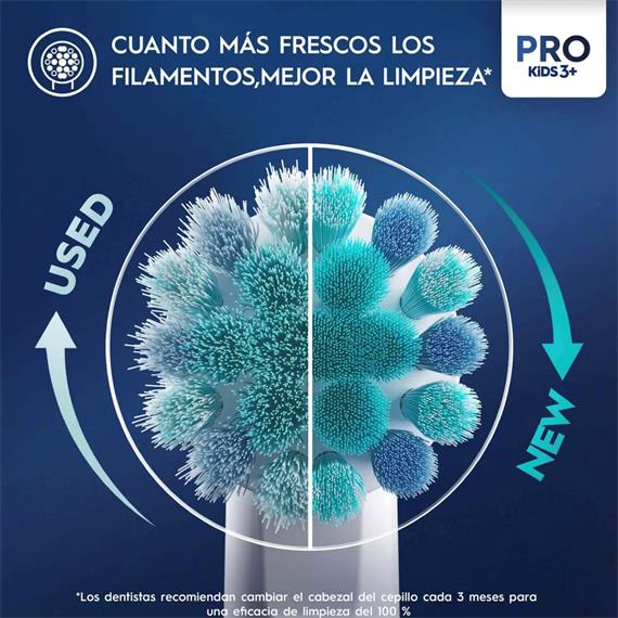 Braun Oral-B Cepillo Pro Kids 3+ Spiderman (D103.413.2K)