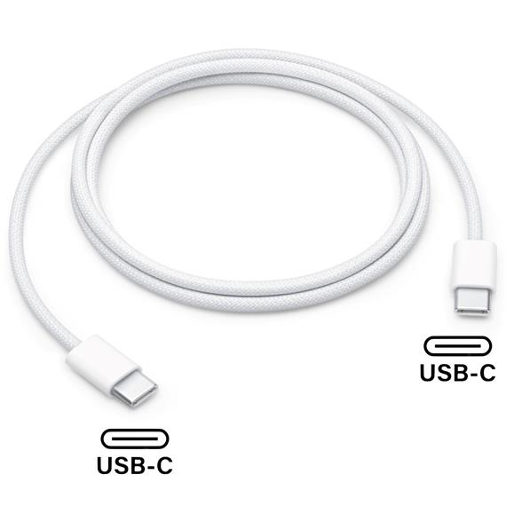 Apple Cable de Carga USB-C a USB-C 60W 1M White (MW493ZM/A)