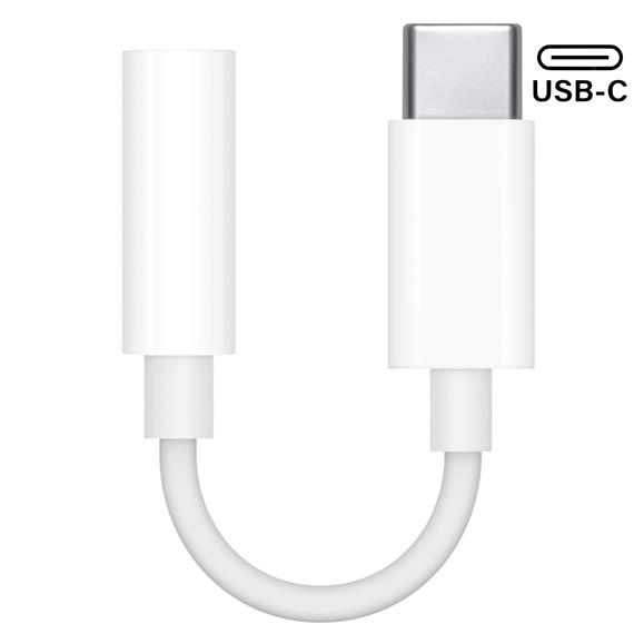 Apple Adaptador USB-C a JACK 3.5MM (MW2Q3ZM/A)
