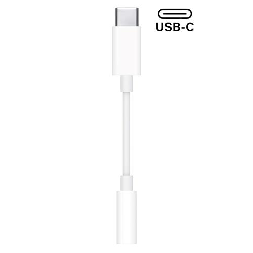 Apple Adaptador USB-C a JACK 3.5MM (MW2Q3ZM/A)