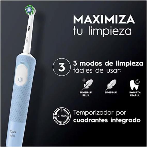 Braun Oral-B Cepillo Vitality Pro con 3 Modos de Limpieza Azul (D103.413.3)