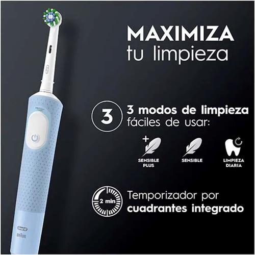 Braun Oral-B Cepillo Vitality Pro con 3 Modos de Limpieza Azul (D103.413.3)