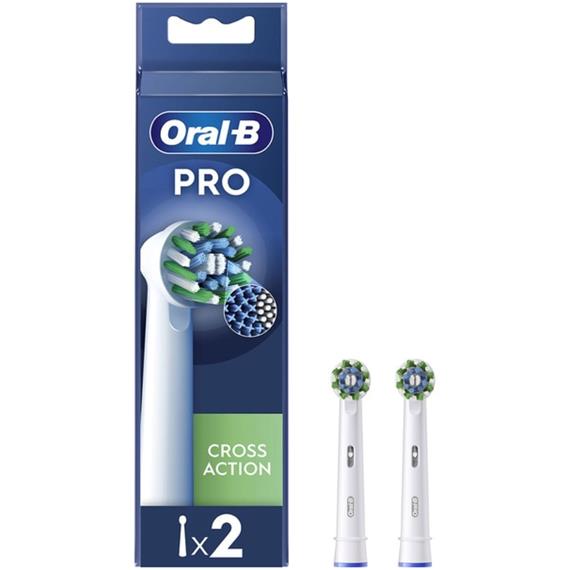 Braun Oral-B 2 Cabezales de Recambio Pro Cross Action (EB50RX-2)