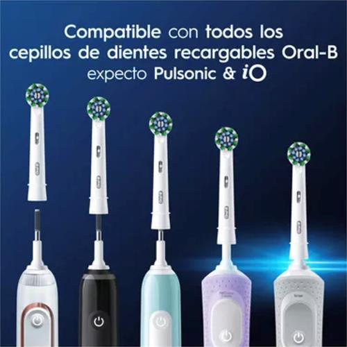 Braun Oral-B 2 Cabezales de Recambio Pro Cross Action (EB50RX-2)