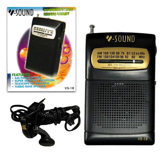 SOUND VS-18 RADIO PORTÁTIL AM-FM