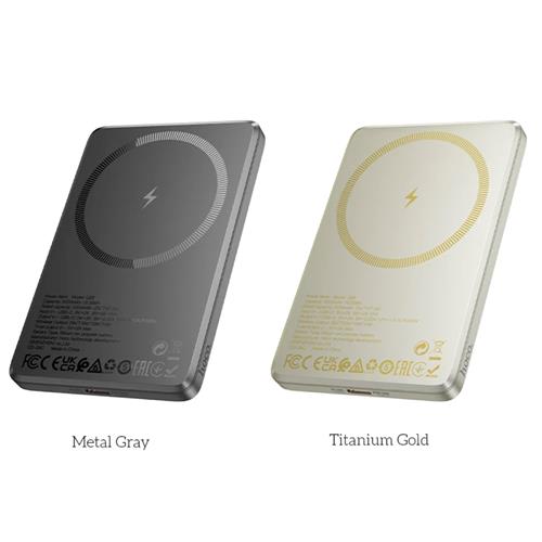 Powerbank Hoco Q26 Magsafe PD20W 10.000 mAh Metal Gray