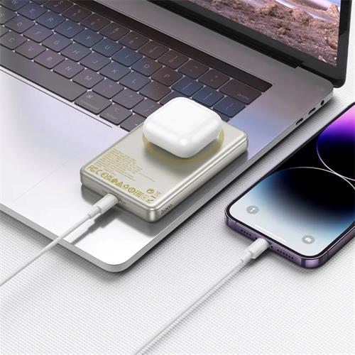 Powerbank Hoco Q26 Magsafe PD20W 10.000 mAhTitanium Gold