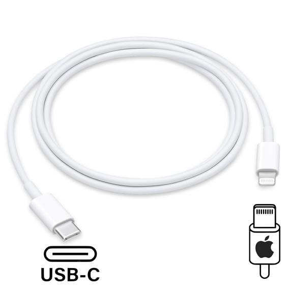 Cable USB-C a Lightning 1 metro Apple (MUQ93ZM/A)