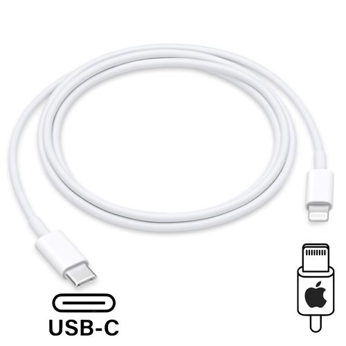Cable USB-C a Lightning 1 metro Apple (MUQ93ZM/A)