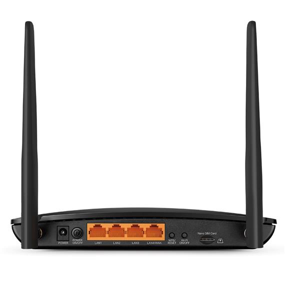 Tp-Link Router 4G+LTE AC1200 Wi-Fi 5 Gigabit Ethernet (Archer Mr500)