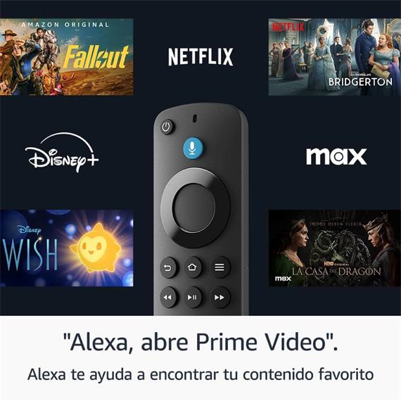 Amazon Fire Tv Stick HD 2024 con mando de Voz Alexa