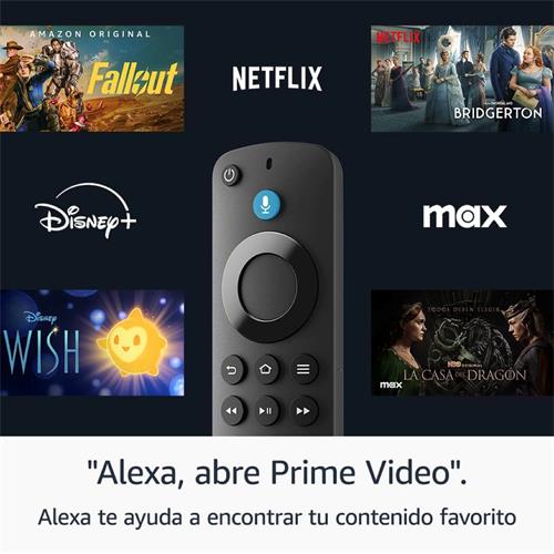 Amazon Fire Tv Stick HD 2024 con mando de Voz Alexa