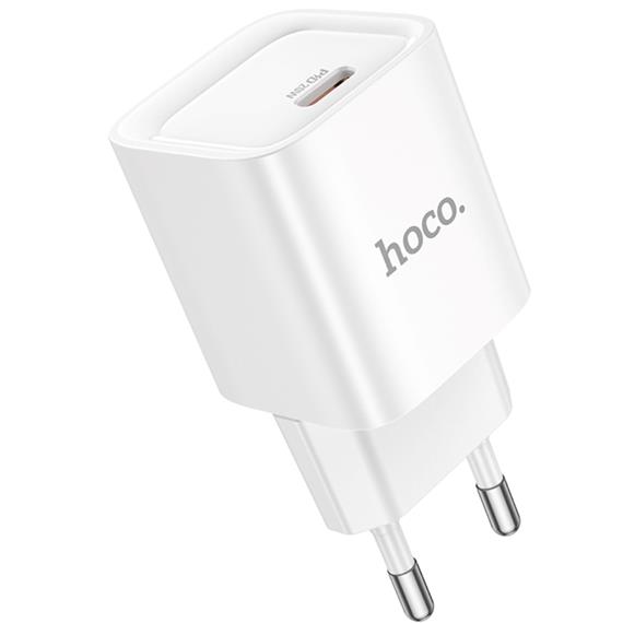 Cargador USB-C 20W Hoco C146A PD20W Blanco