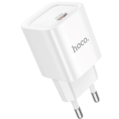 Cargador USB-C 20W Hoco C146A PD20W Blanco