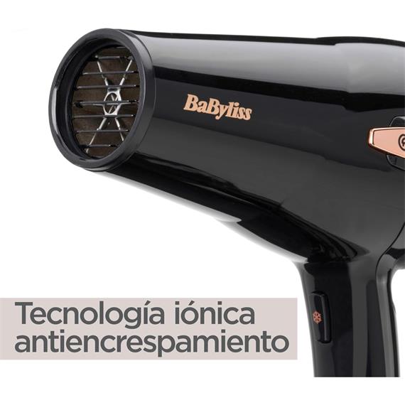 Babyliss D373E Secador 2000W con cable retráctil Negro