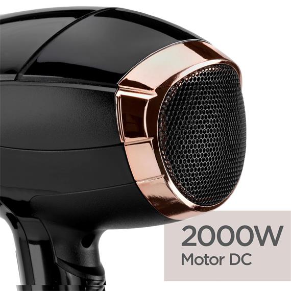 Babyliss D373E Secador 2000W con cable retráctil Negro