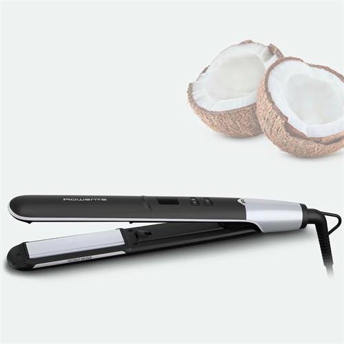 Rowenta SF4621F0 Express Shine Coco Plancha de Pelo de Cerámica con 210º