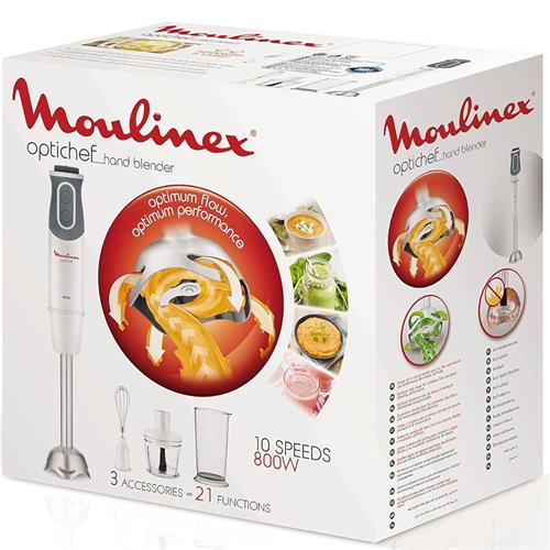 Moulinex DD642110 Optichef Batidora de Varilla 800W con 3 Accesorios