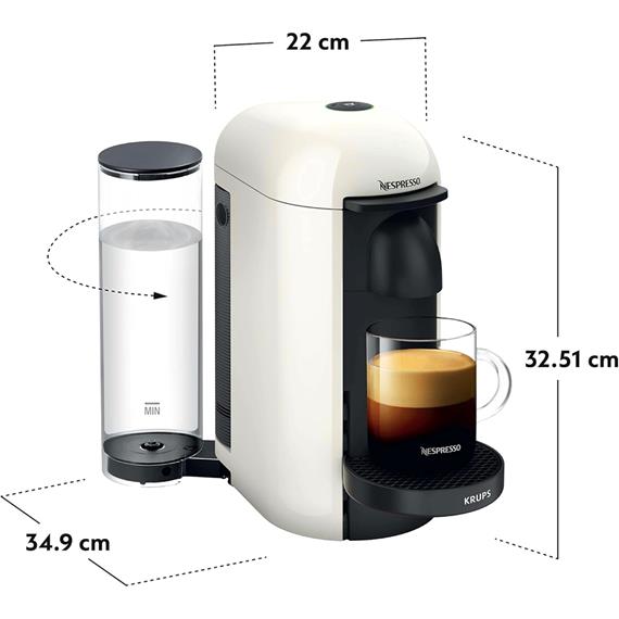 Krups XN9031 Vertuo Plus Cafetera Nespresso Centrifusión