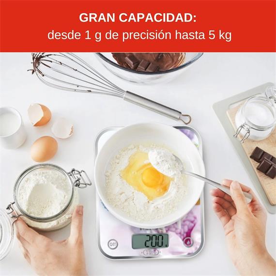 Tefal BC5121V1 Optiss Cake Báscula de Cocina 5kg