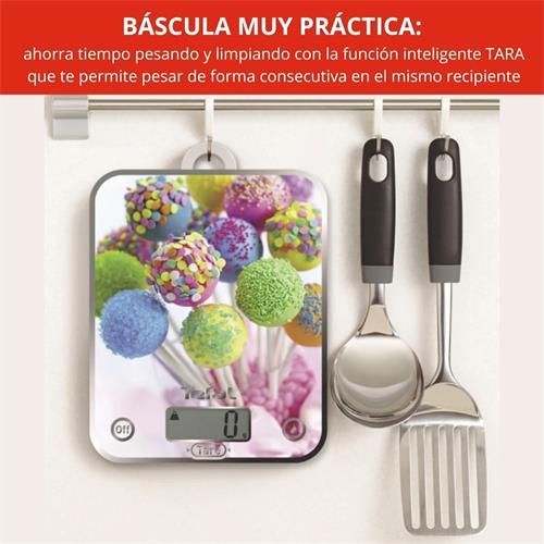 Tefal BC5121V1 Optiss Cake Báscula de Cocina 5kg