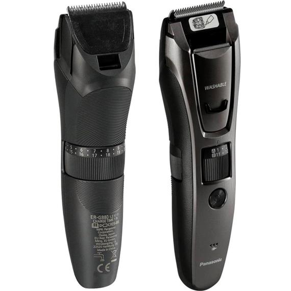 Panasonic ER-GB80-H503 Recortadora para Pelo, Barba y Cuerpo Recargable