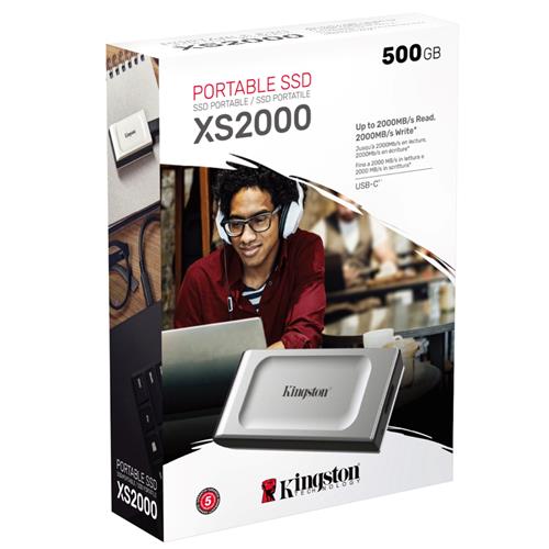 Disco SSD Externo Kingston XS2000 500GB