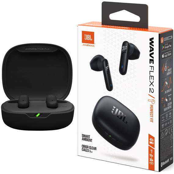 Jbl Wave Flex 2 Auriculares Inalámbricos con Smart Ambient Negro