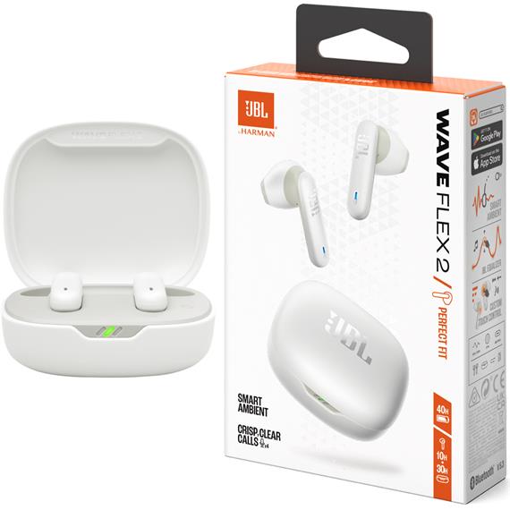 Jbl Wave Flex 2 Auriculares Inalámbricos con Smart Ambient Blanco