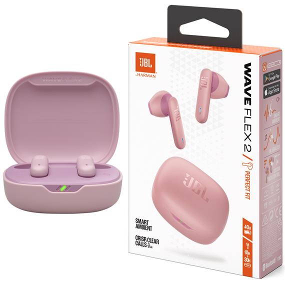 Jbl Wave Flex 2 Auriculares Inalámbricos con Smart Ambient Rosa