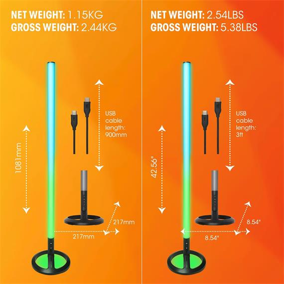 Jbl Partylight Stick - Barra de Luz Bluetooth para Fiestas