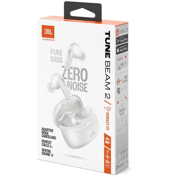 Jbl Tune Beam 2 Auricular Inalámbrico con Cancelación de Ruido Blanco