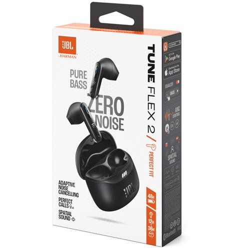 Jbl Tune Flex 2 Auricular Inalámbrico con Cancelación Ruido Negro