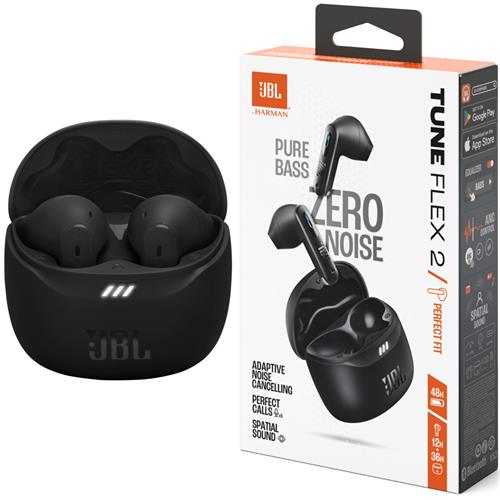 Jbl Tune Flex 2 Auricular Inalámbrico con Cancelación Ruido Negro