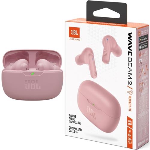 Jbl Wave Beam 2 Auricular Inalámbrico Cancelación Ruido Rosa