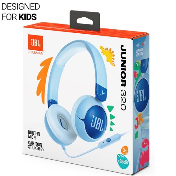 Jbl Junior 320 Auricular de Diadema Infantil con Cable Azul