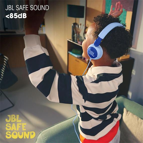 Jbl Junior 320 Auricular de Diadema Infantil con Cable Azul