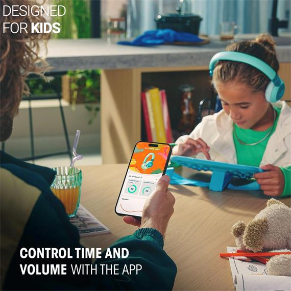 Jbl Junior 320BT Auricular Inalámbrico Infantil con Control parental Azul