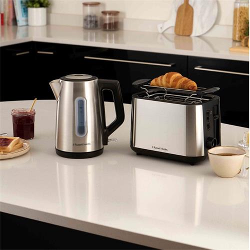 Russell Hobbs 27380-70 Heaton Hervidor de Acero, Sin Cable, 1,7Litros