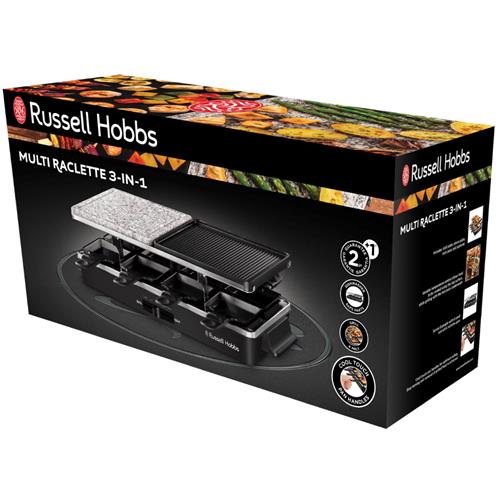 Russell Hobbs 26280-56 Parrilla, Piedra y Raclette 3-1