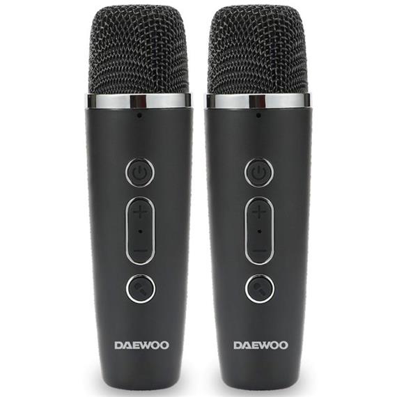 Daewoo DW3008 Altavoz Karaoke Bluetooth y USB 15W Recargable con 2 MIcros