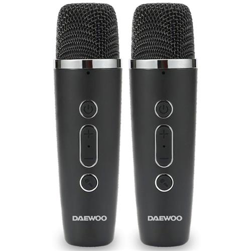 Daewoo DW3008 Altavoz Karaoke Bluetooth y USB 15W Recargable con 2 MIcros