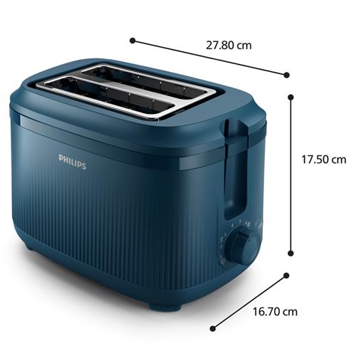 Philips HD2511/70 Tostador 2 Ranuras 900W Azul