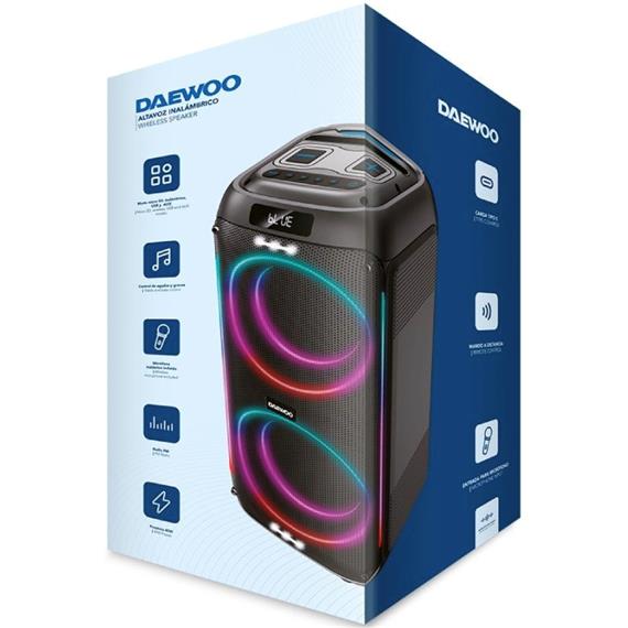 Daewoo DW3010 Altavoz Party Bluetooth y USB con Micro Inalámbrico