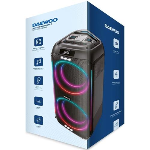 Daewoo DW3010 Altavoz Party Bluetooth y USB con Micro Inalámbrico
