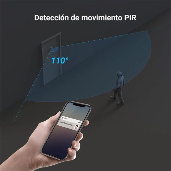 Ezviz DP2C Mirilla Inteligente Pantalla 4,3" Wifi y Detector de Presencia Dorada