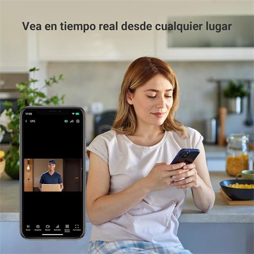 Ezviz HP2 Mirilla Inteligente Wifi con Pantalla 4.3" Plata