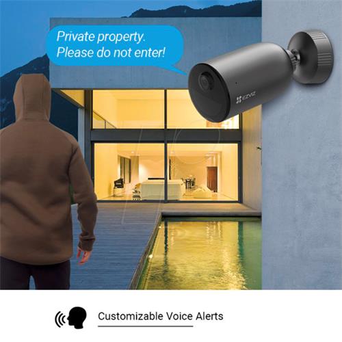 Ezviz EB3 Bala Cámara de Seguridad Exterior Recargable 2K
